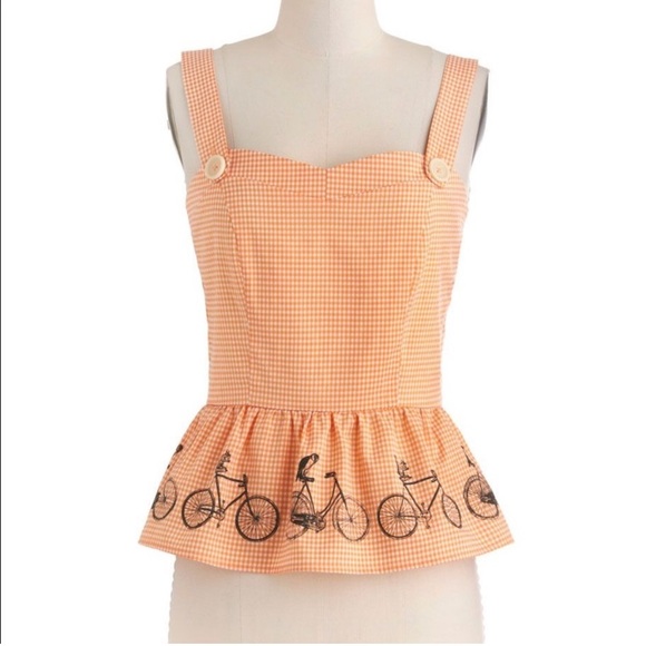 Modcloth Tops - Knitted Dove Modcloth Peplum Top